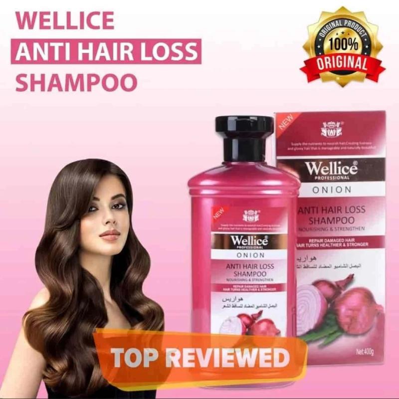 Original Wellice Onion Anti Hair Loss Shampoo 400ml ARDS