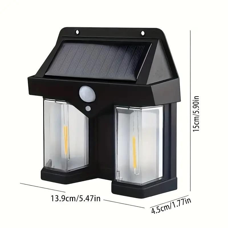 Double Head Antique Solar Sensor Wall Lamp ARDS