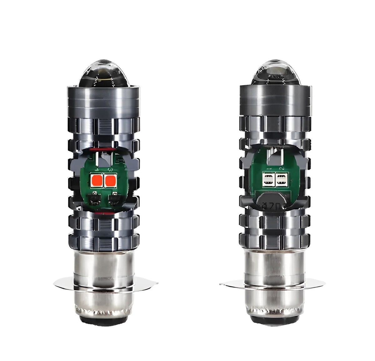 Bike LED Headlight Bulb – 5-Function Police Flasher Light for CD70 & CG125 HHC