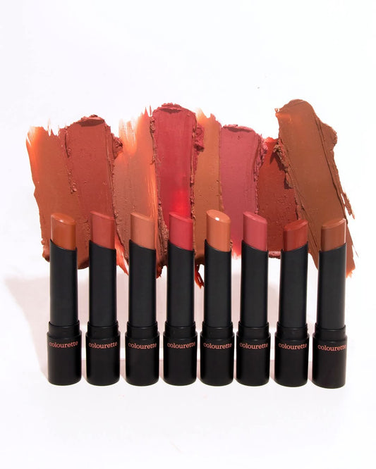 Pack of 6 Lightweight High Pigment Lip Powder Lipsticks HHC