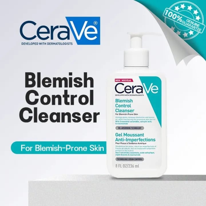CeraVe Blemish Control Face Cleanser – 2% Salicylic Acid & Niacinamide HHC