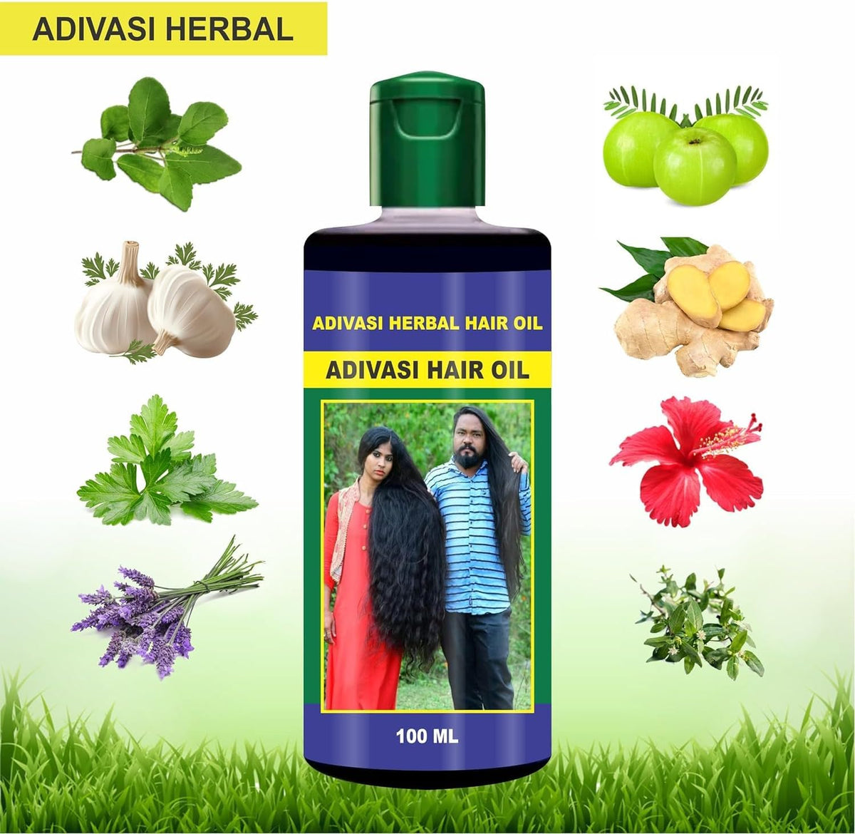 Adivasi Herbal Hair Oil – Natural Pure Herbal Hair Oil HHC