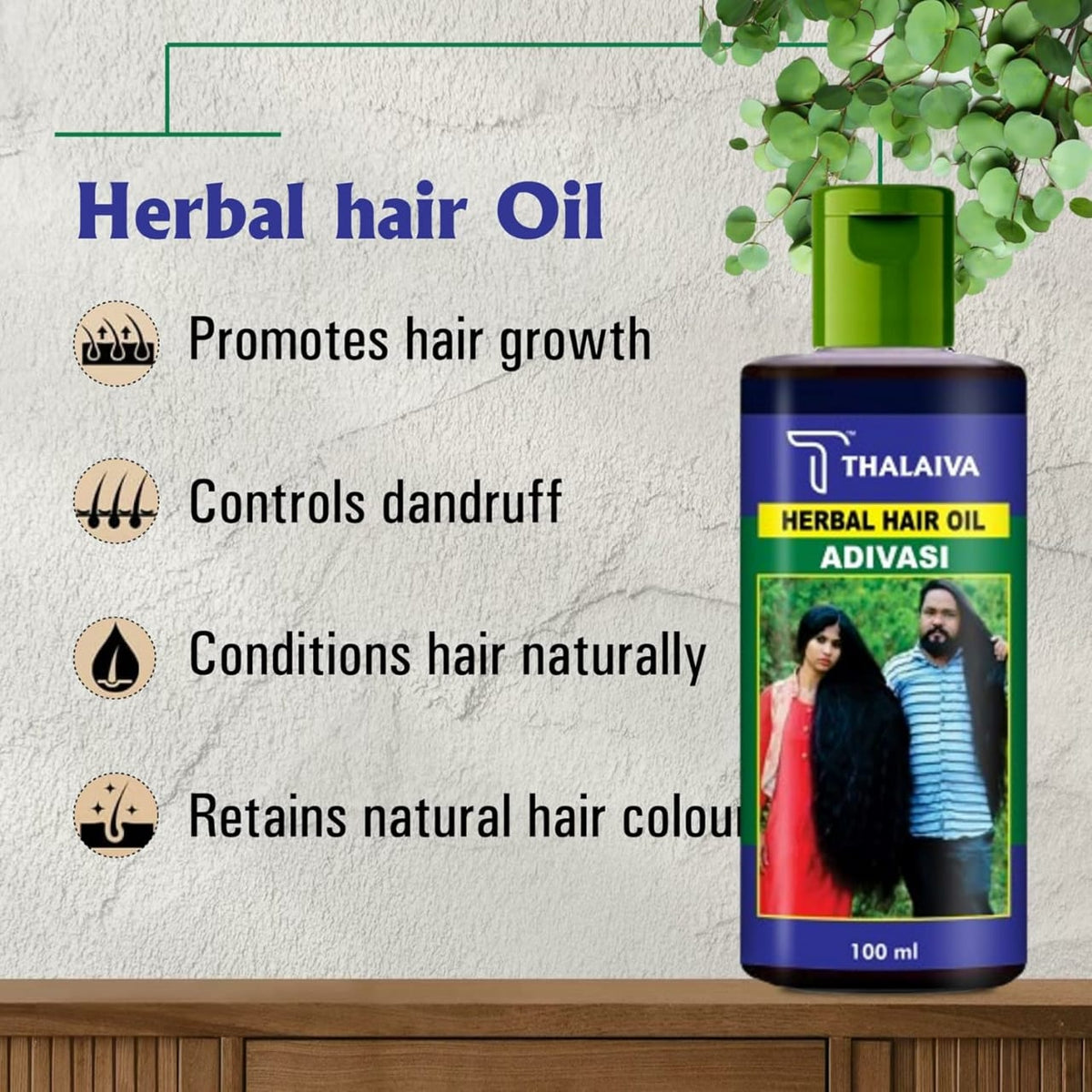 Adivasi Herbal Hair Oil – Natural Pure Herbal Hair Oil HHC