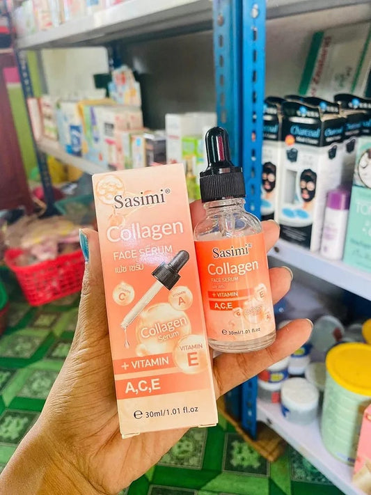 Sasimi Collegen Face Serum High Quality Collagen & Vitamin E Face Serum Helpfull For Fade Sun Spots HHC