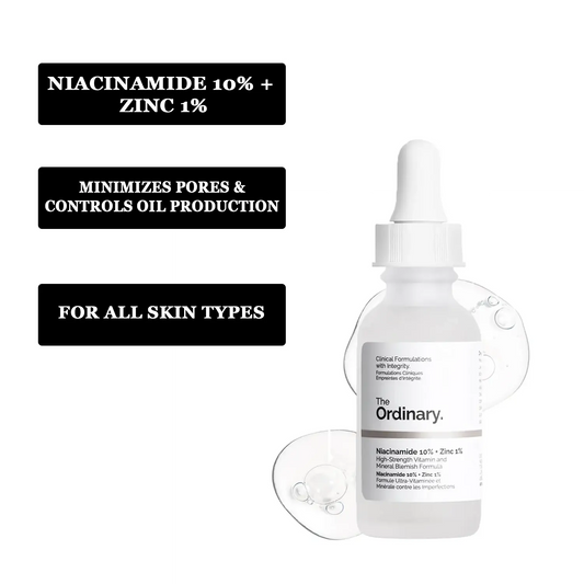The Ordinary Niacinamide Serum 10% + Zinc 1% – 30ML Supersize | Buy 1 Get 1 Free HHC