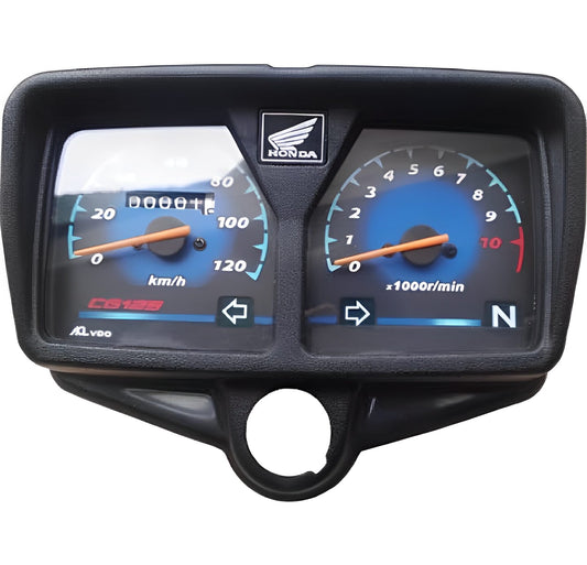 Premium All-Black Speedometer for CG 125 Motorcycle & Honda 125cc Bikes HHC