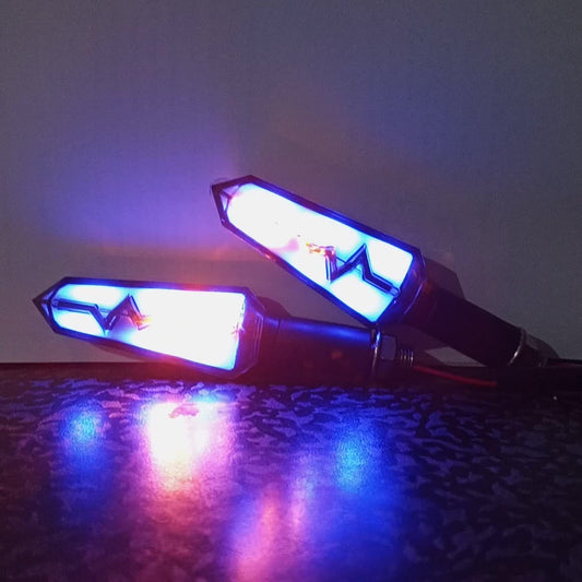Bike Indicator HeartBeat Running Style With LAVA DRL HHC