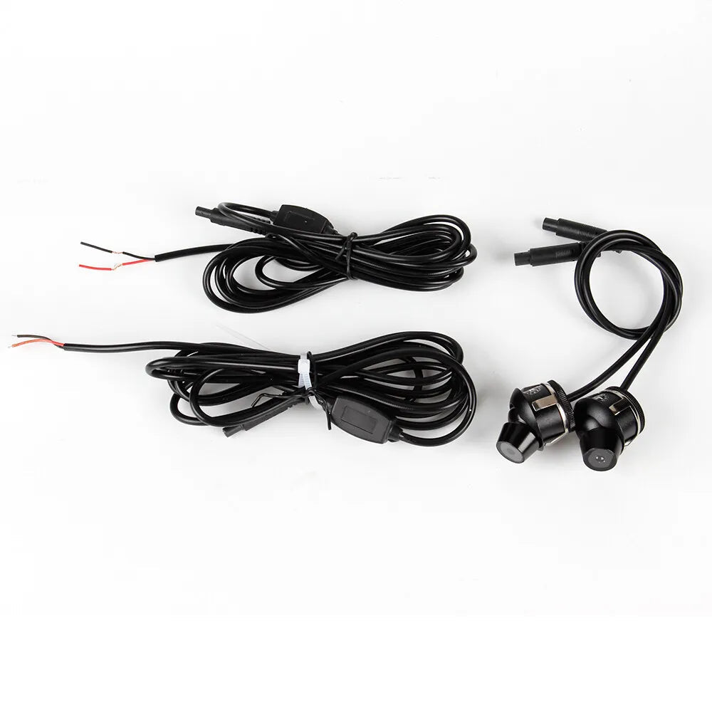 2 Pc Universal Car Rearview Mirror Side LED Angel Wing Light HHC