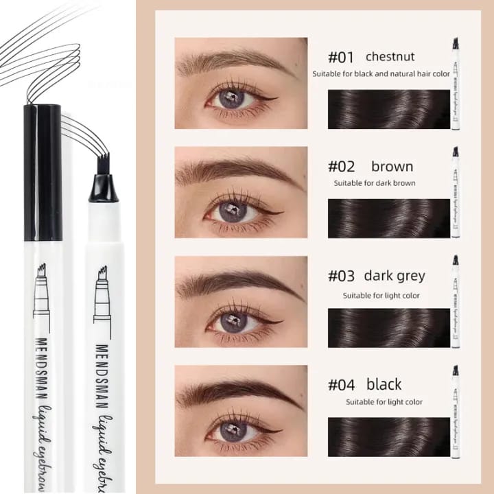 4 Tip Waterproof Eyebrow Pen HHC