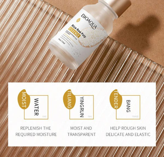 Bioaqua Rice Serum Natural Moisturizing Anti Aging Skin Care Face (15ml) HHC
