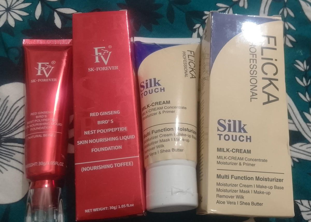 Flicka 2-in-1 Makeup Deal – Primer 60G + Foundation 30G HHC