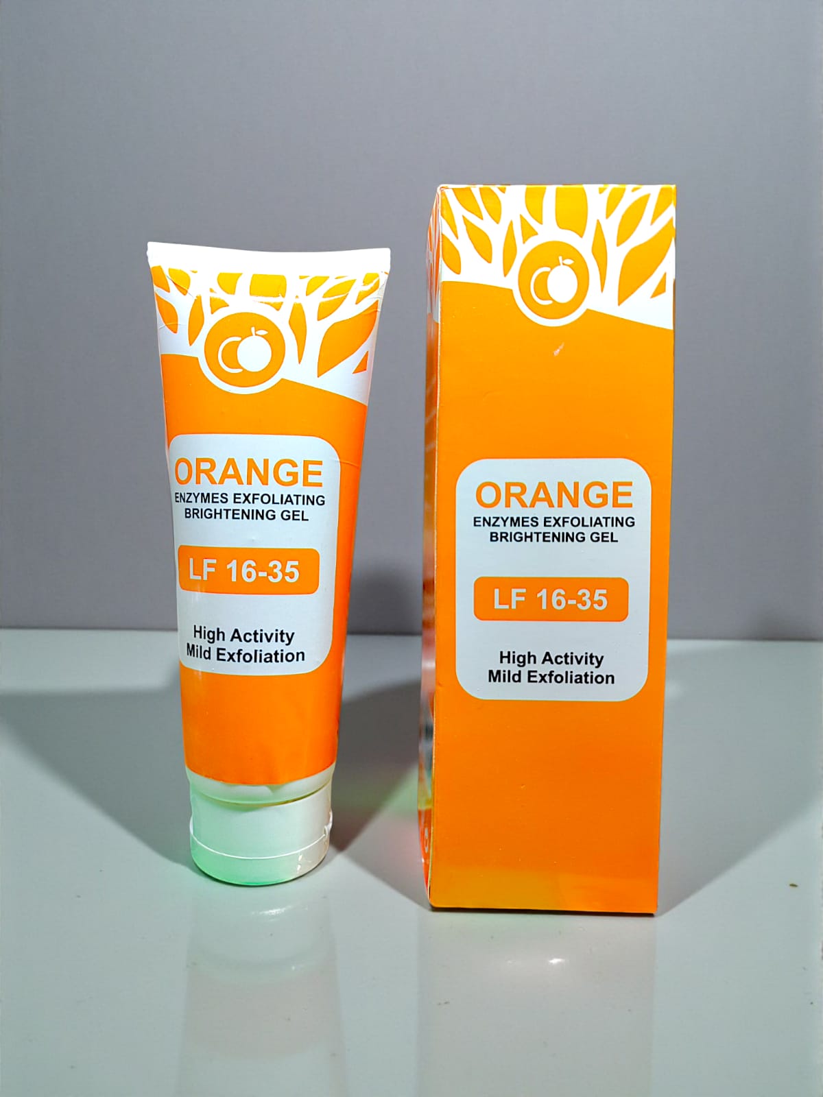 Orange Enzymes Exfoliating Brightening Gel – LF 16–35 HHC