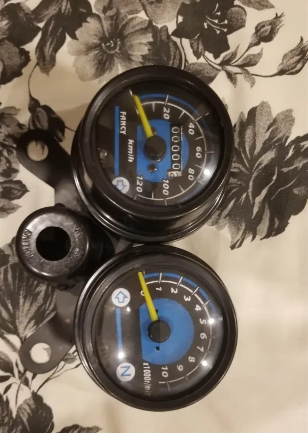 Double Round Fancy Meter Speedometer RPM for Honda 125 Motorcycle HHC