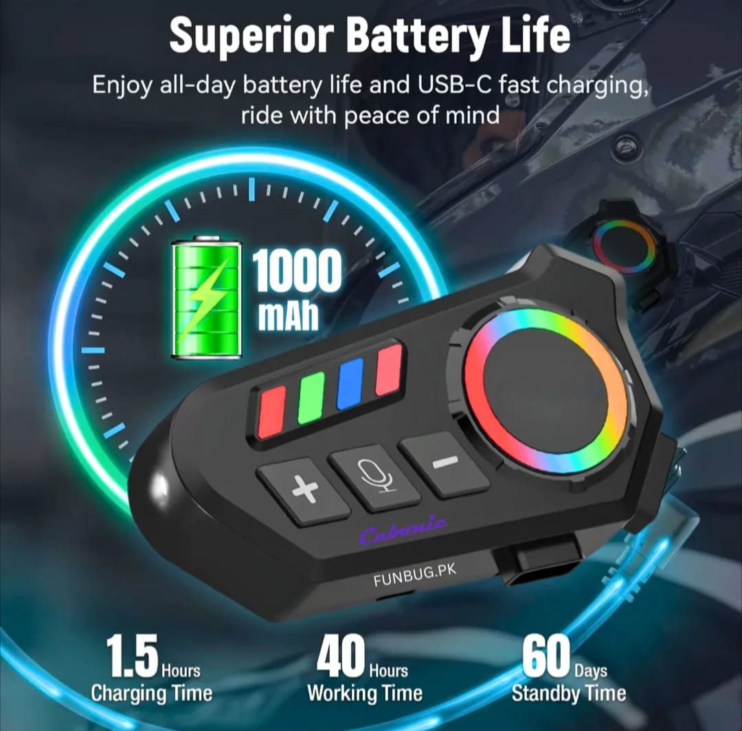 K06A Motorcycle Helmet Bluetooth Headset HHC