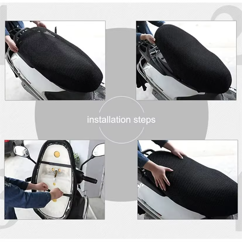 Bike net seat cover for all motorbikes 10 MM Thickness HHC