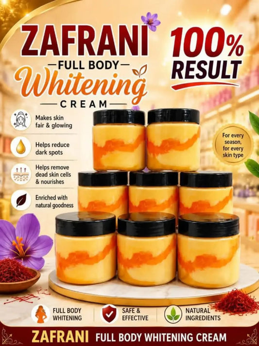 Zafrani Beauty Cream with Saffron & Milk Protein – 500g HHC