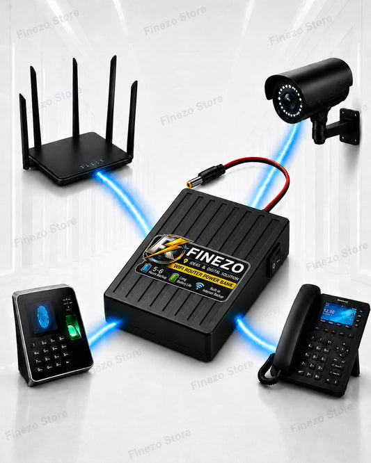 Finezo 12V WiFi Router Power Bank 12000mAh HHC