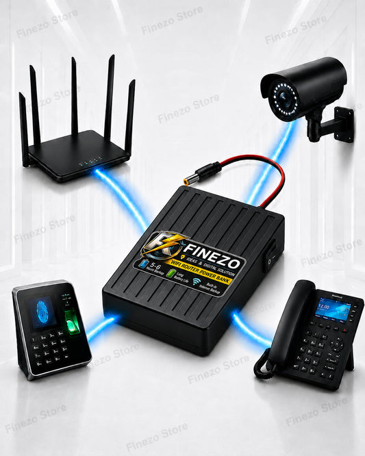 Finezo WiFi Router Power Bank 12000mAh – Mini UPS HHC