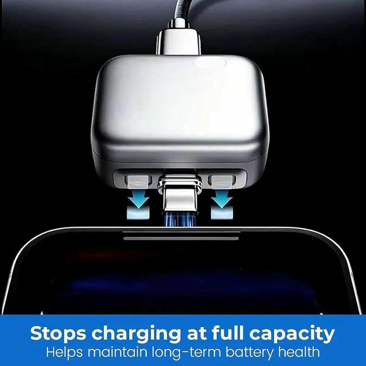 Type C Smart Auto Stop Charging Adapter, Auto Disconnect Charger ARDS