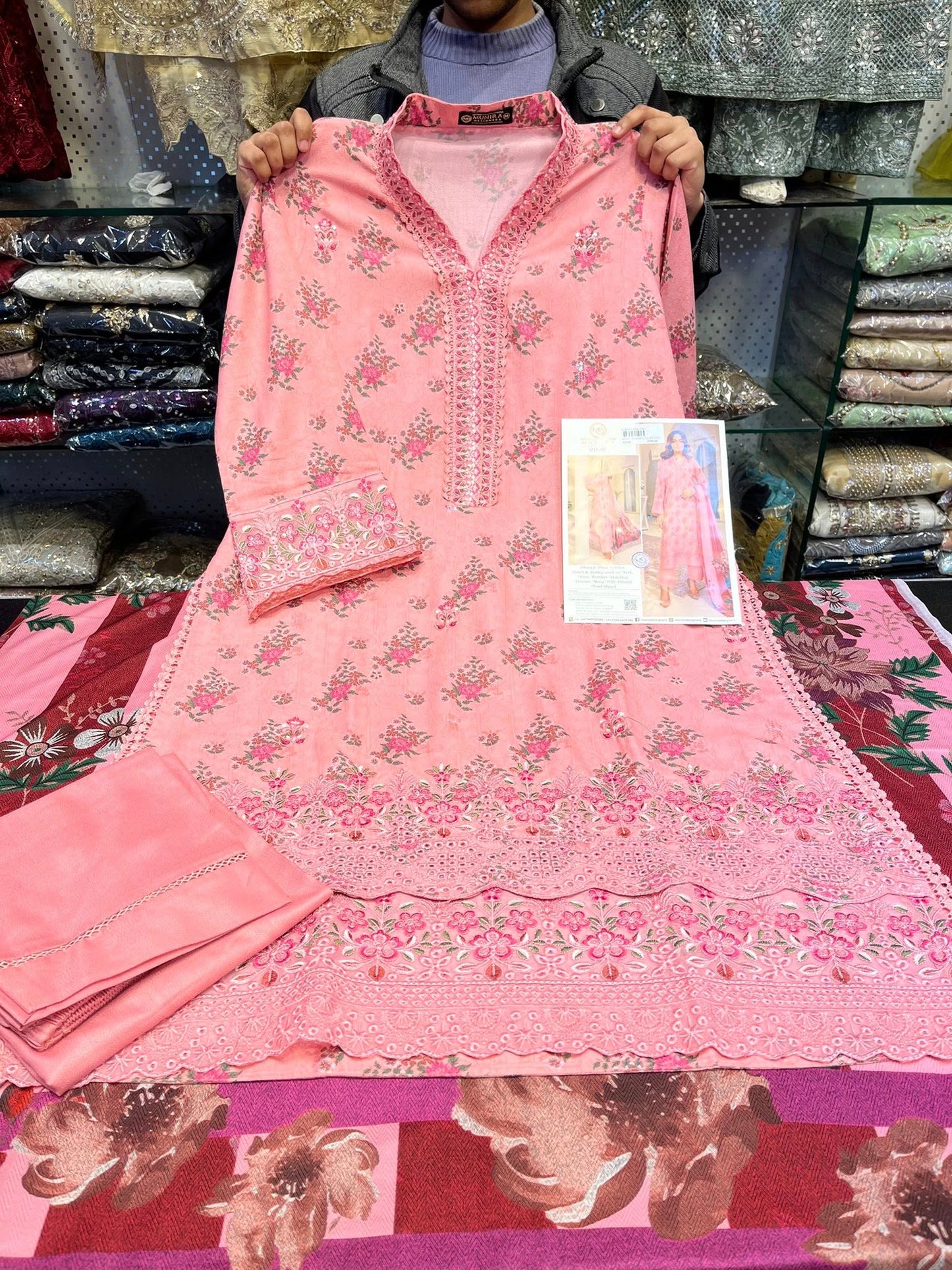 Pink Color Mareena Dress Munira