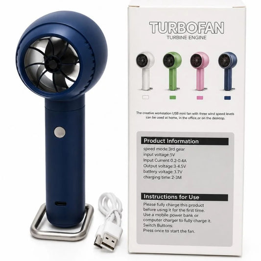 Turbo Fan Rechargeable Mini Cooling Fan YMDS