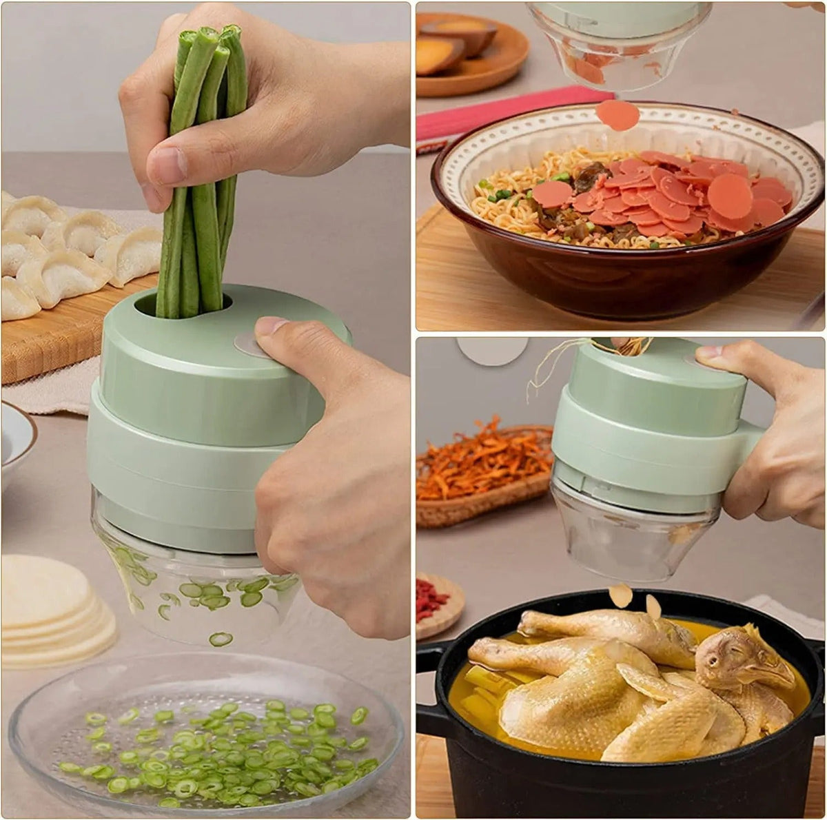 4-in-1 Portable Electric Vegetable Cutter ARDS
