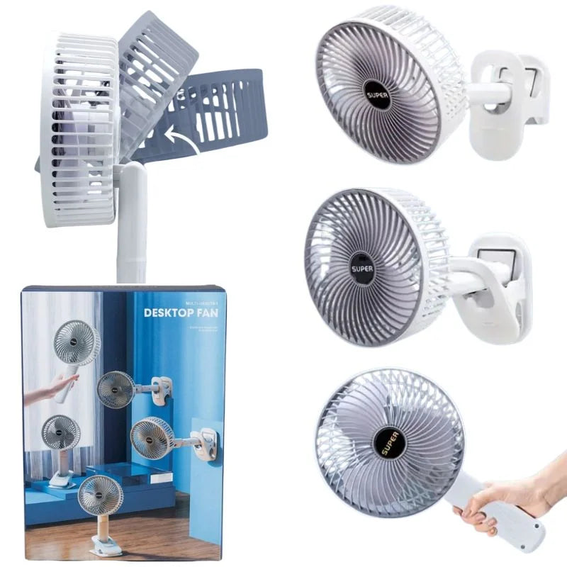 Rechargeable 3-in-1 Clip Fan YMDS