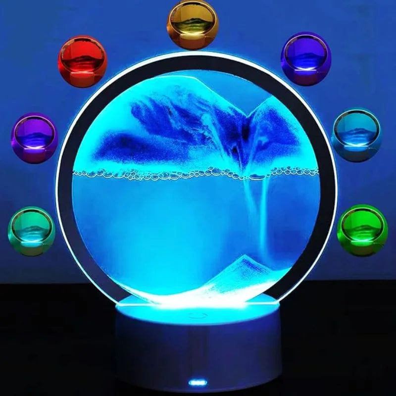 3D Moving Sand Art LED Lamp YMDS