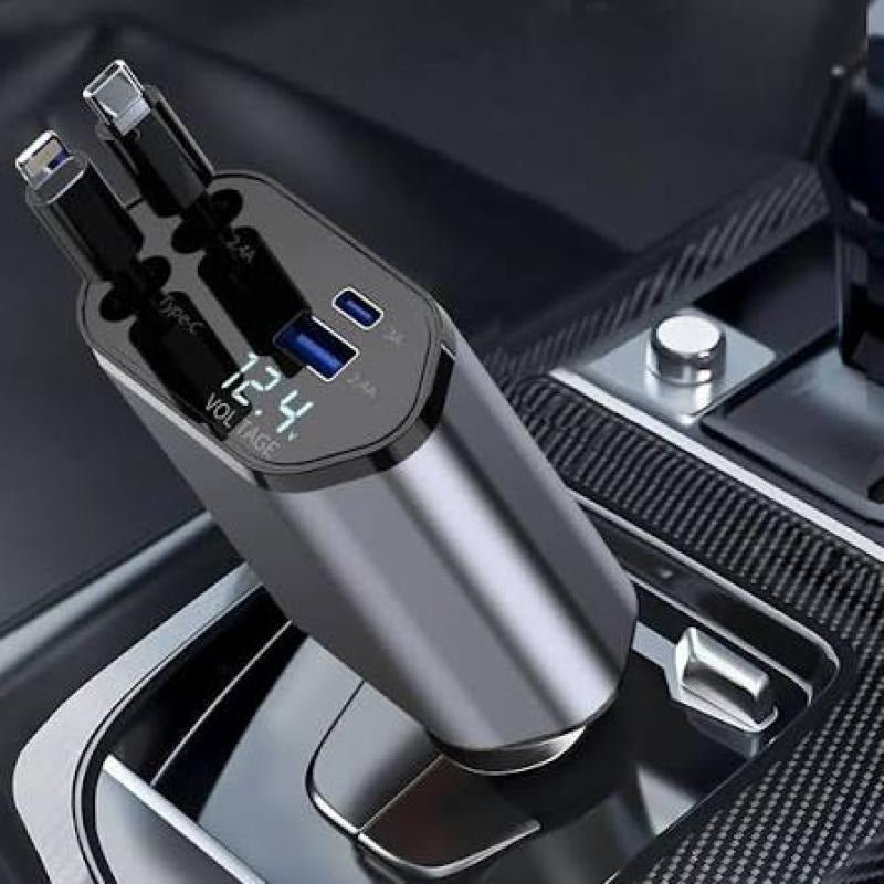 120w Voltage Show Car Charger with Cable TypeC and iPhone. Rida's Collection