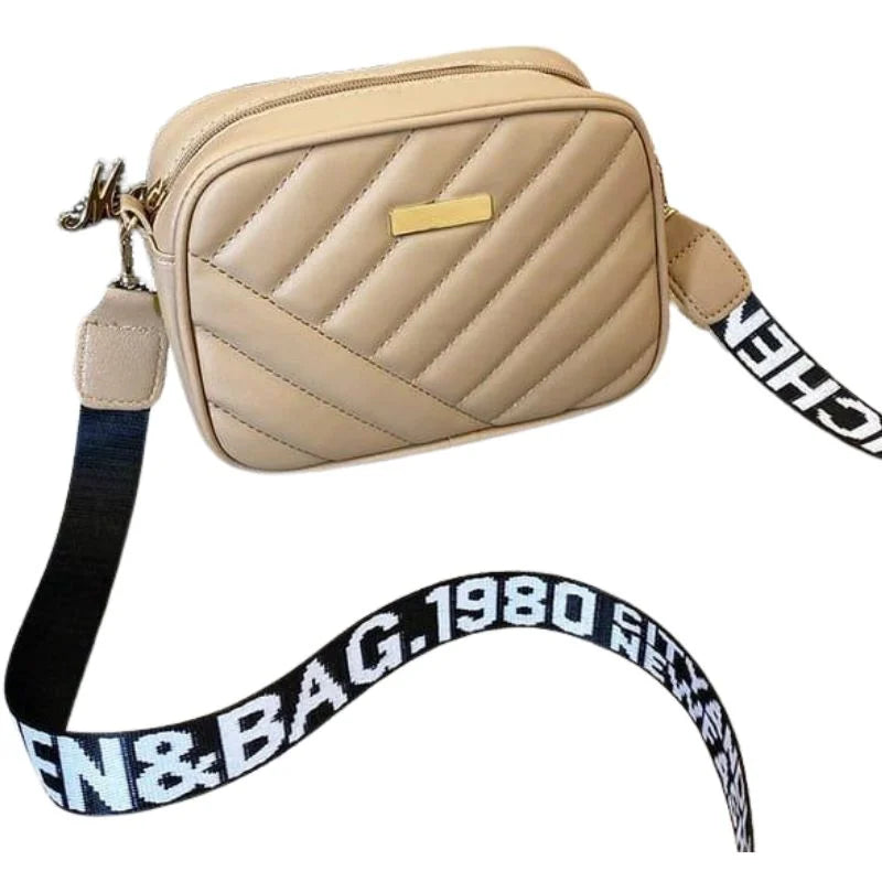 Aura Cream Leather Handbag for Girls & Women YMDS