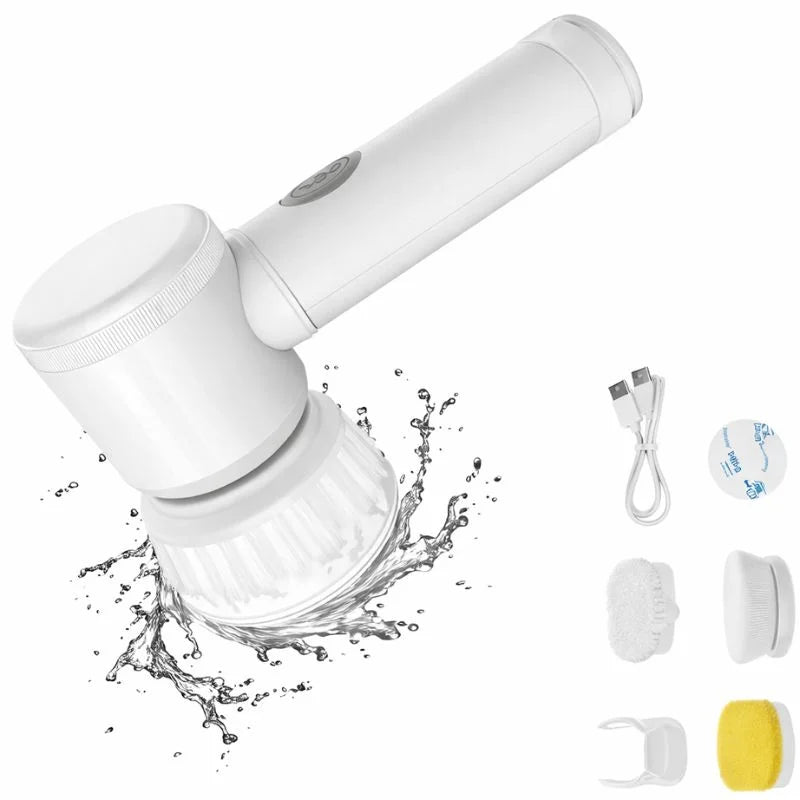 5-in-1 Rechargeable Magic Brush | Handheld Electric Scrubber YMDS