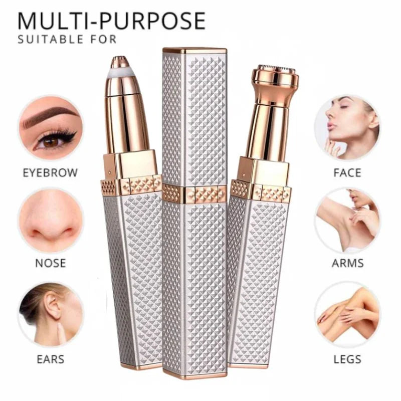2-in-1 Flawless Facial Hair Remover & Eyebrow Trimmer YMDS