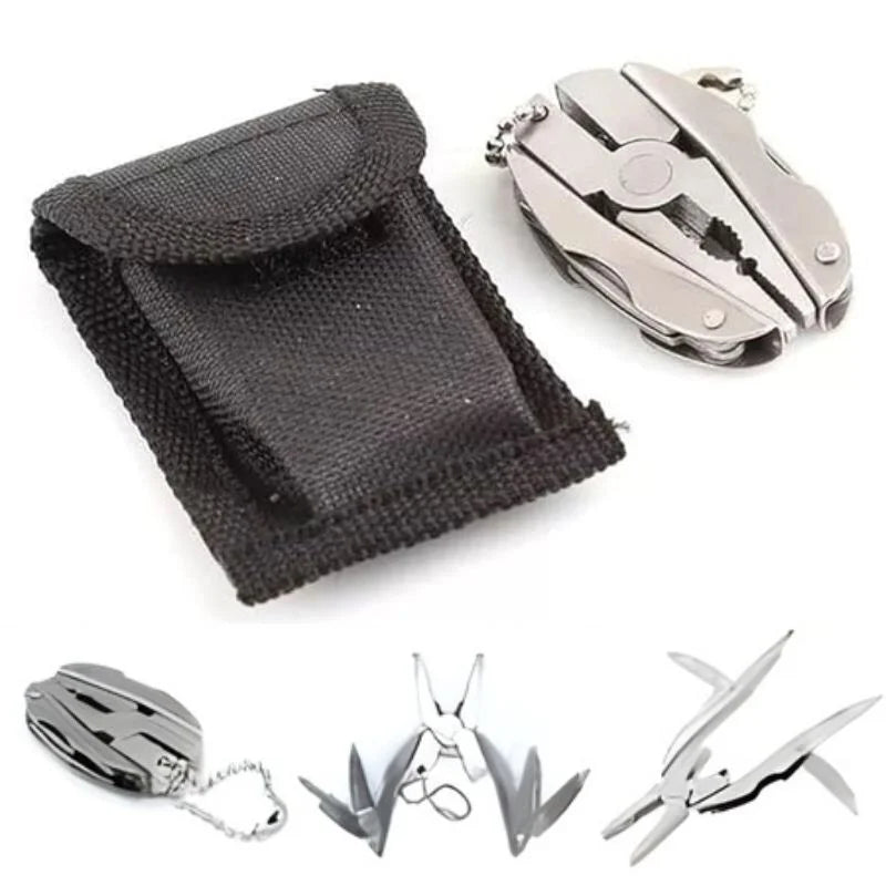 Stainless Steel Outdoor Portable Multitool Plier Knife YMDS