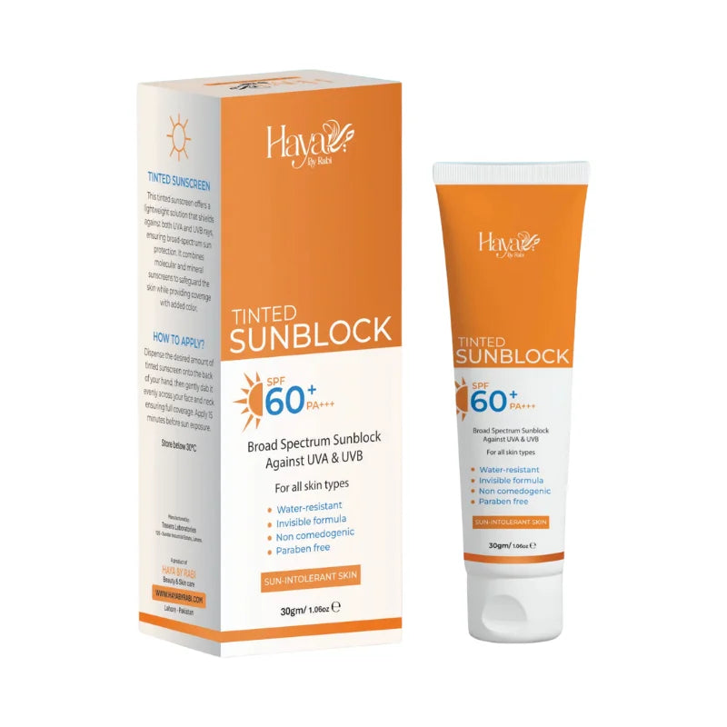 Haya Tinted Sunblock SPF 60+ YMDS