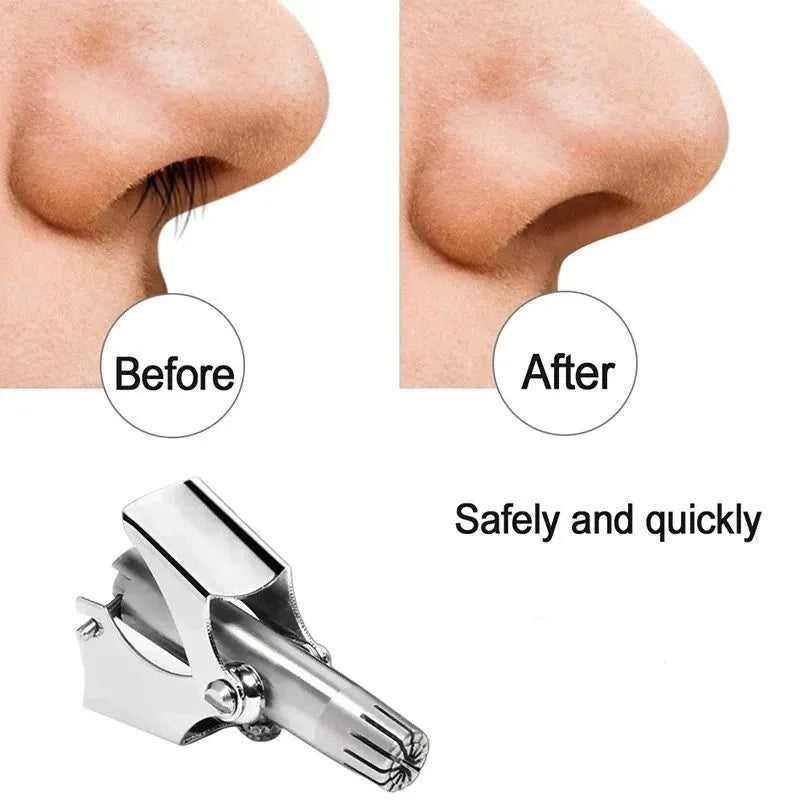 Manual Stainless Steel Nose & Ear Hair Trimmer YMDS