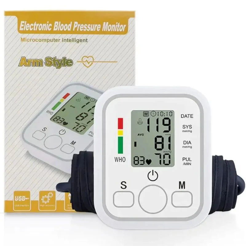 Digital Blood Pressure Monitor | Upper Arm Automatic BP Machine YMDS