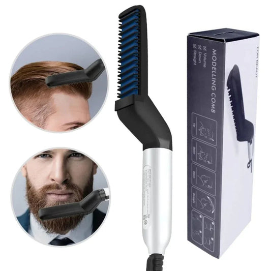 Hair & Beard Straightener Comb for Men YMDS