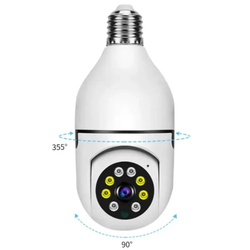 Speed-X Bulb Camera 1080P WiFi 360° Panoramic Security Camera YMDS