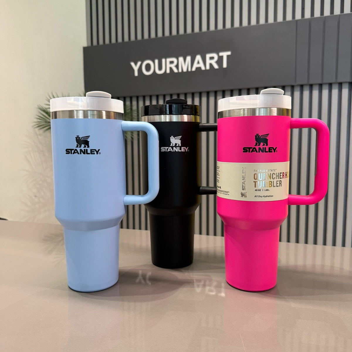 Pink Stanley 40 Oz Stainless Steel Tumbler YMDS