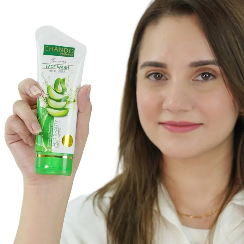 Face Wash | Chando Naturals Aloe Vera Beauty Face Wash 100ml YMDS