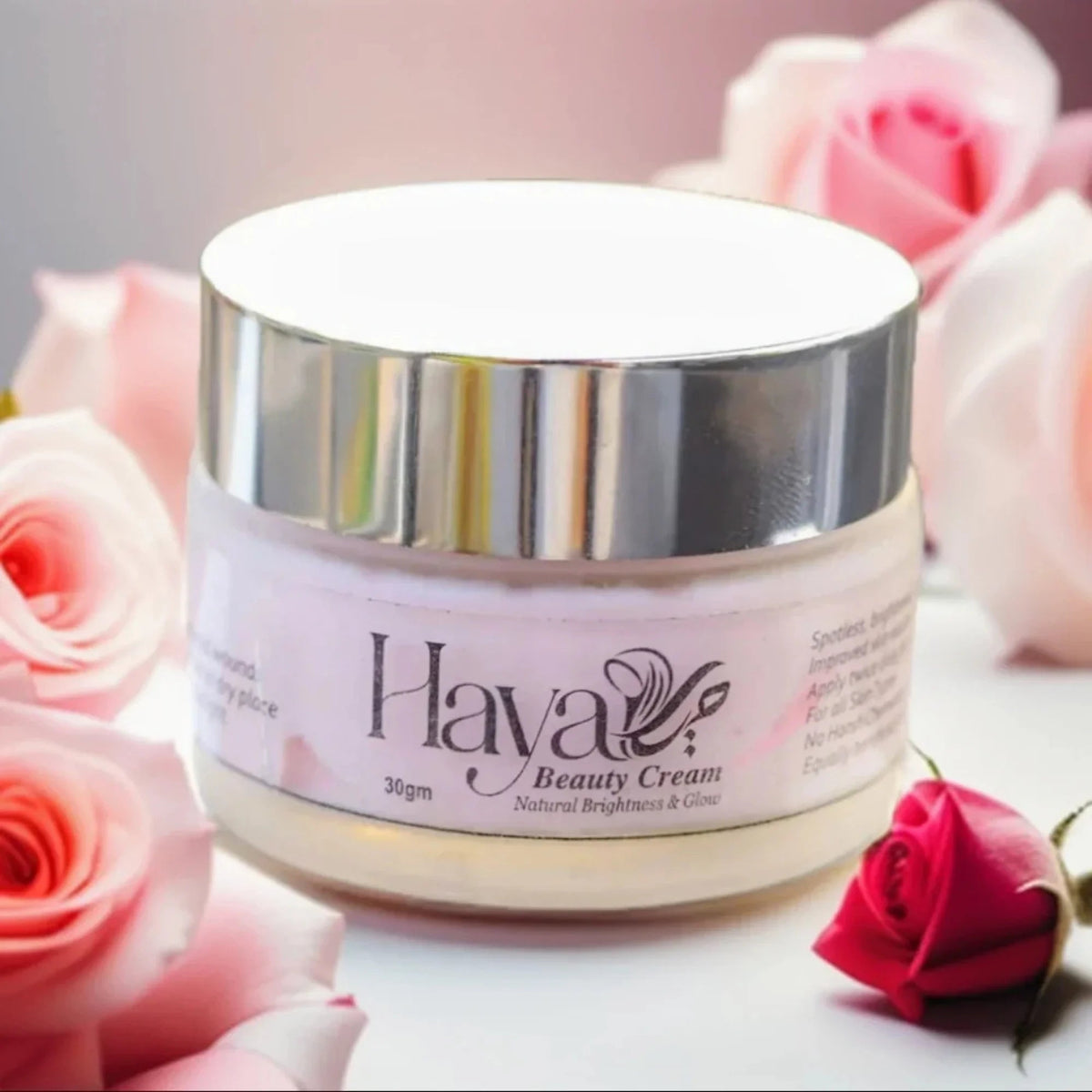 Haya Herbal Beauty Cream 30gm | Brightening & Glow Formula for Radiant Skin YMDS