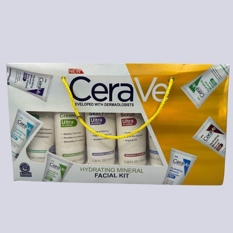 Pack of 6 – CeraVe Hydrating Mineral Facial Kit YMDS
