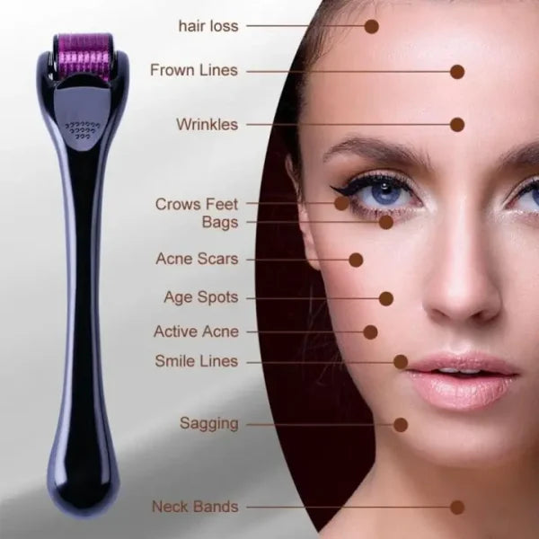 Derma Roller 0.5mm for Hair & Skin Therapy YMDS