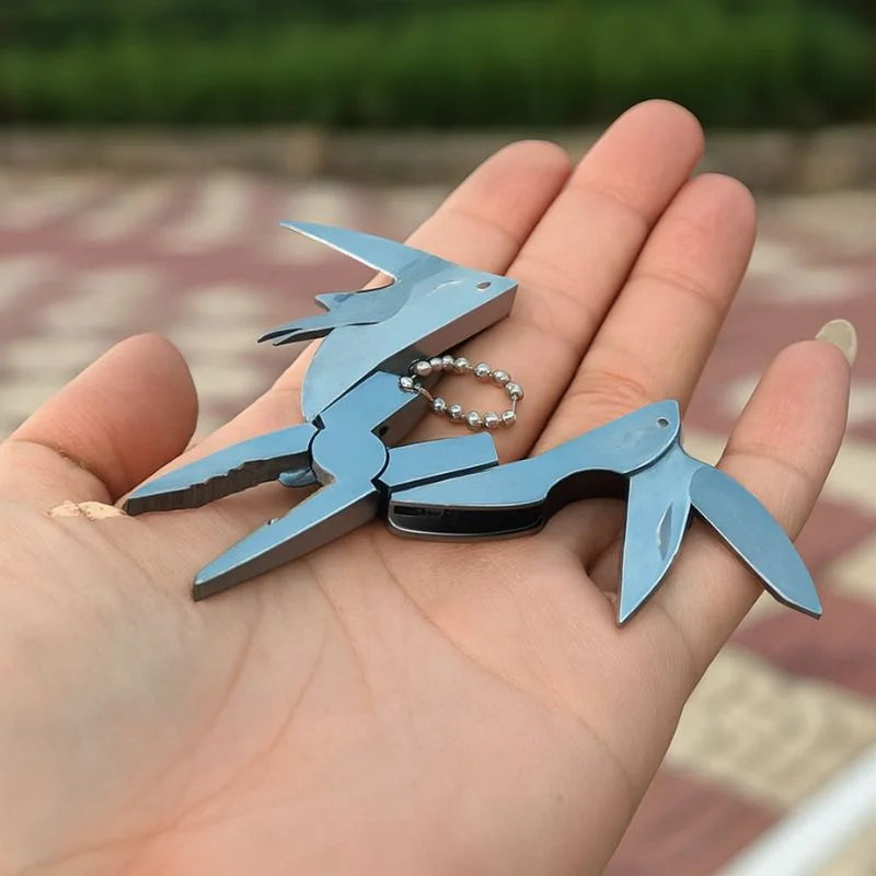 Stainless Steel Outdoor Portable Multitool Plier Knife YMDS