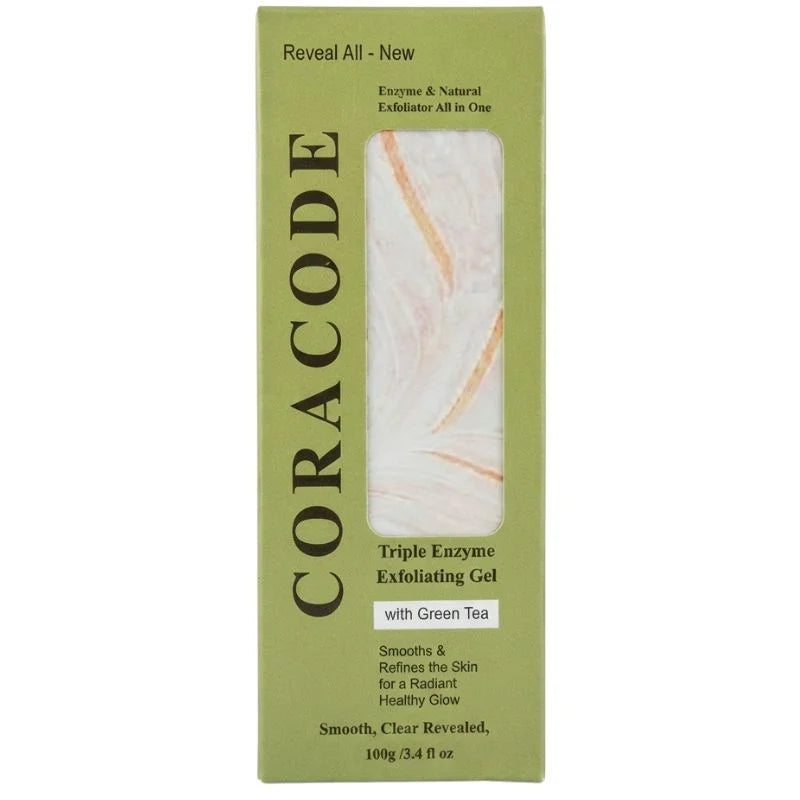 Coracode Triple Enzyme Exfoliating Gel With Green Tea YMDS