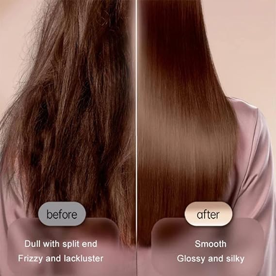Hair Straightener Brush & Styler YMDS