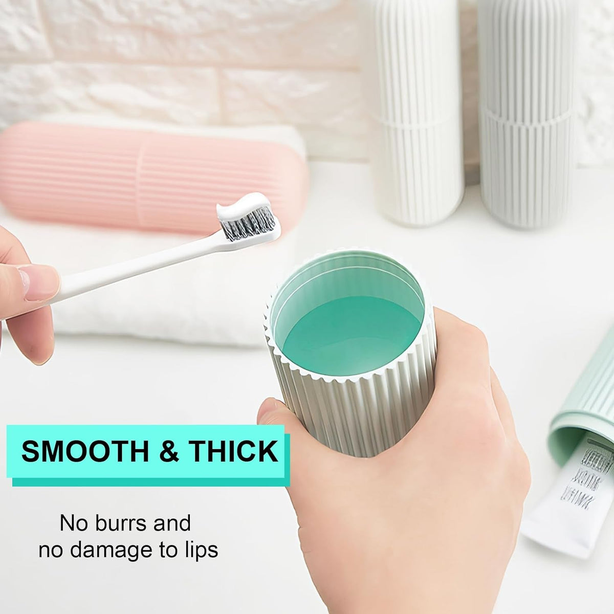 Portable Toothbrush & Toothpaste Holder Case YMDS