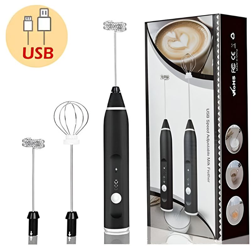 Rechargeable Electric Coffee Frothier & Egg Beater YMDS