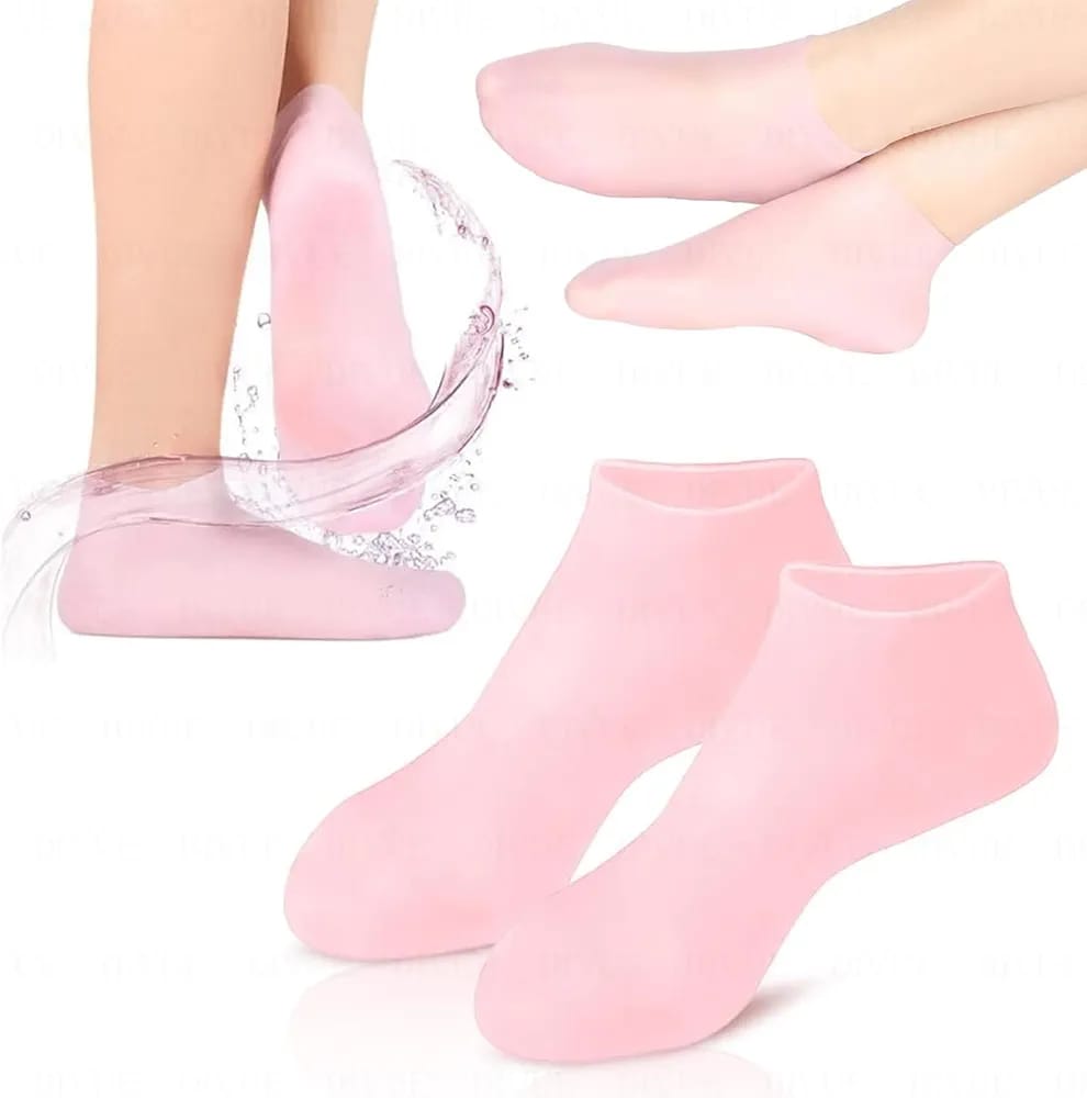 Silicone Jelly Socks | Ultra-Moisturizing Gel Foot Care & Spa Therapy | Without Box YMDS