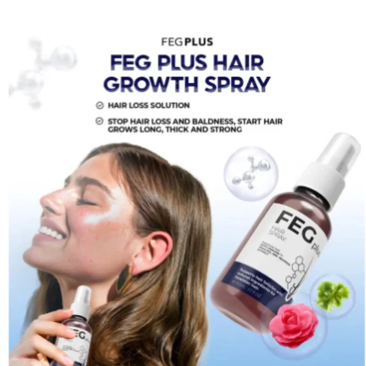 FEG Plus Hair Growth Spray 50ml YMDS
